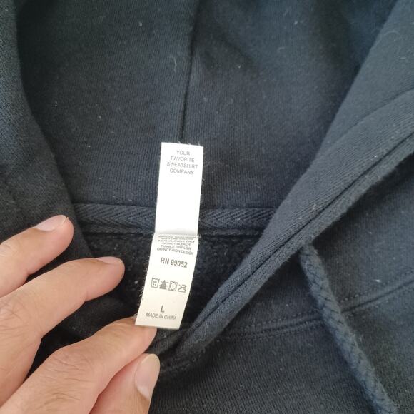 Coachella 2022 Hoodie Mens L Black Heavyweight Line Up Graphic Print Indio CA - Picture 3 of 9